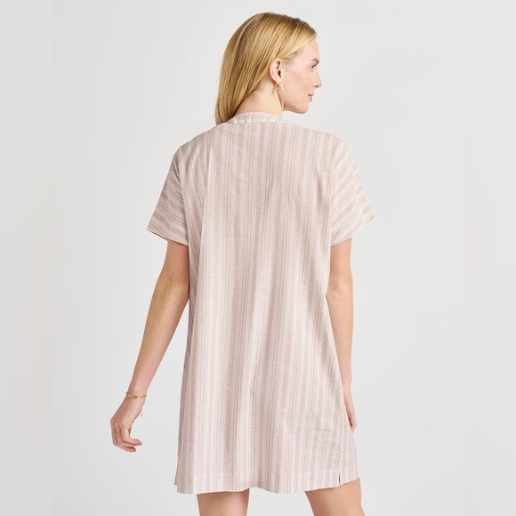 NWOT Splendid Viola Elbow Sleeve Linen Shift Dress Size X-Large - Picture 4 of 12